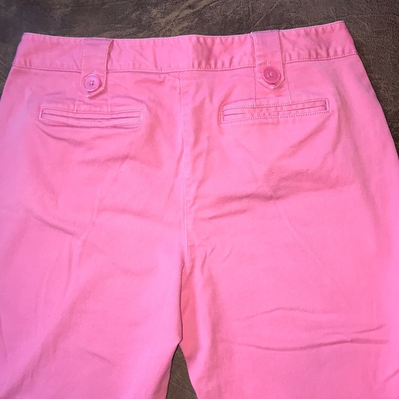 LOFT Pink Cuffed Capri Pants, size 10 - Picture 3 of 6